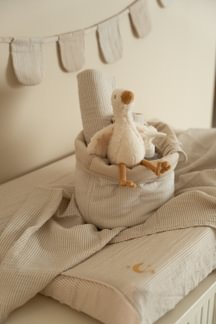 * Little Dutch Aankleedkussenhoes | Pure Soft Beige