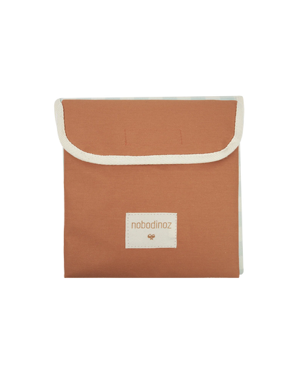 * Nobodinoz Sunshine Snack & Lunch Tas 19x19cm | Cinnamon