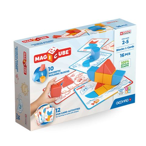 Geomag MagiCube 16PCS | Shapes Blocks Cards