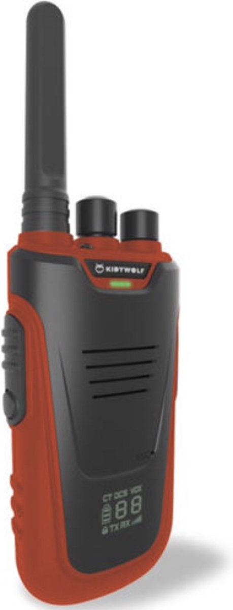 Kidywolf Kidytalk Walkie Talkie 2 Stuks | Blauw - Rood