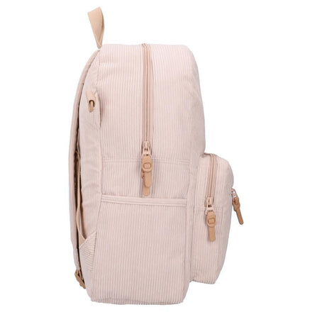 Kidzroom Luiertas Rugzak | Desire Beige Stripe