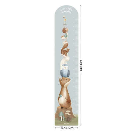 * Little Dutch Groeimeter muursticker | Forest Friends