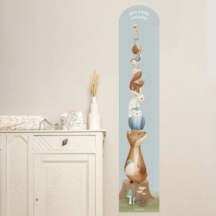 * Little Dutch Groeimeter muursticker | Forest Friends