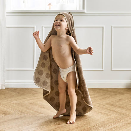 Leander Hoodie Badcape Organic | Mocca