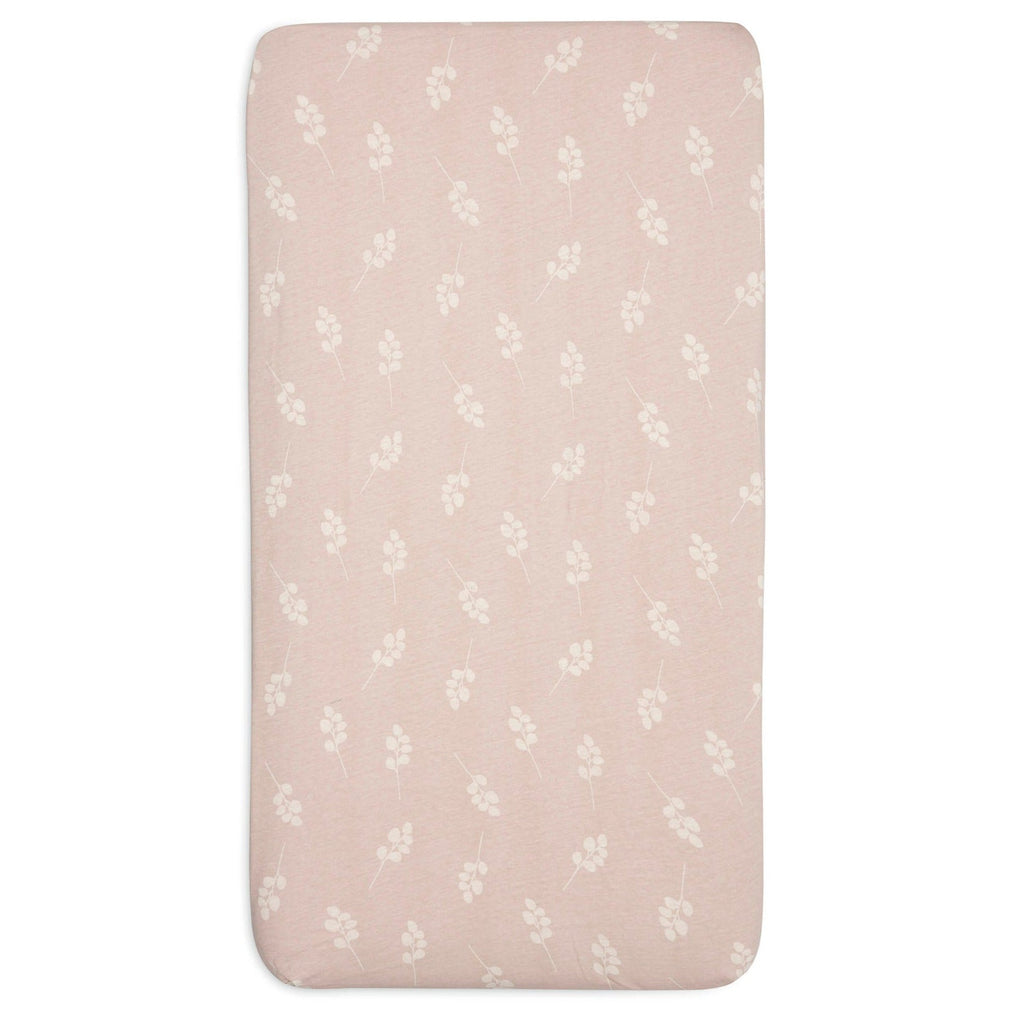 * Jollein Hoeslaken Jersey Wieg 40/50x80/90cm | Twig Wild Rose