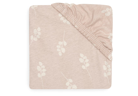 * Jollein Hoeslaken Jersey Wieg 40/50x80/90cm | Twig Wild Rose