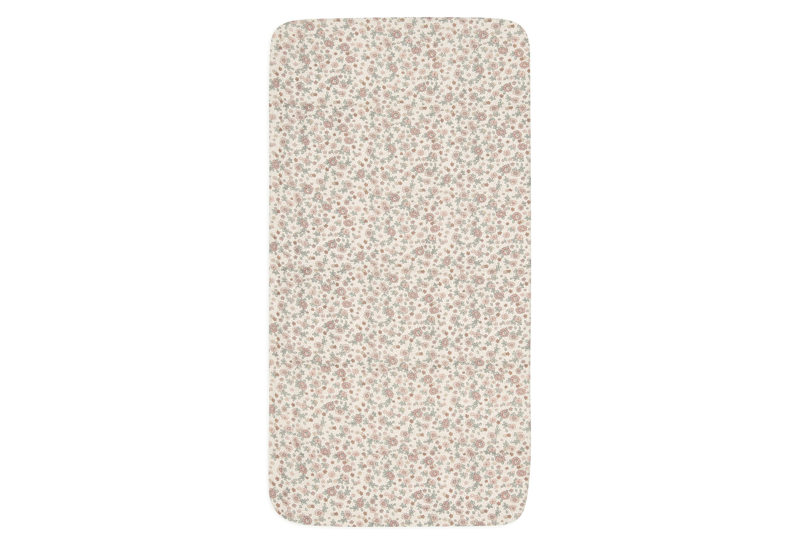 * Jollein Hoeslaken Jersey Wieg 40/50x80/90cm | Retro Flowers