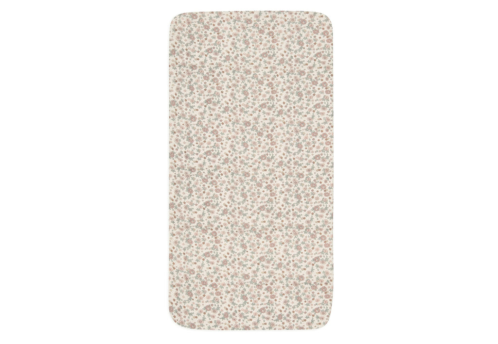 * Jollein Hoeslaken Jersey Wieg 40/50x80/90cm | Retro Flowers