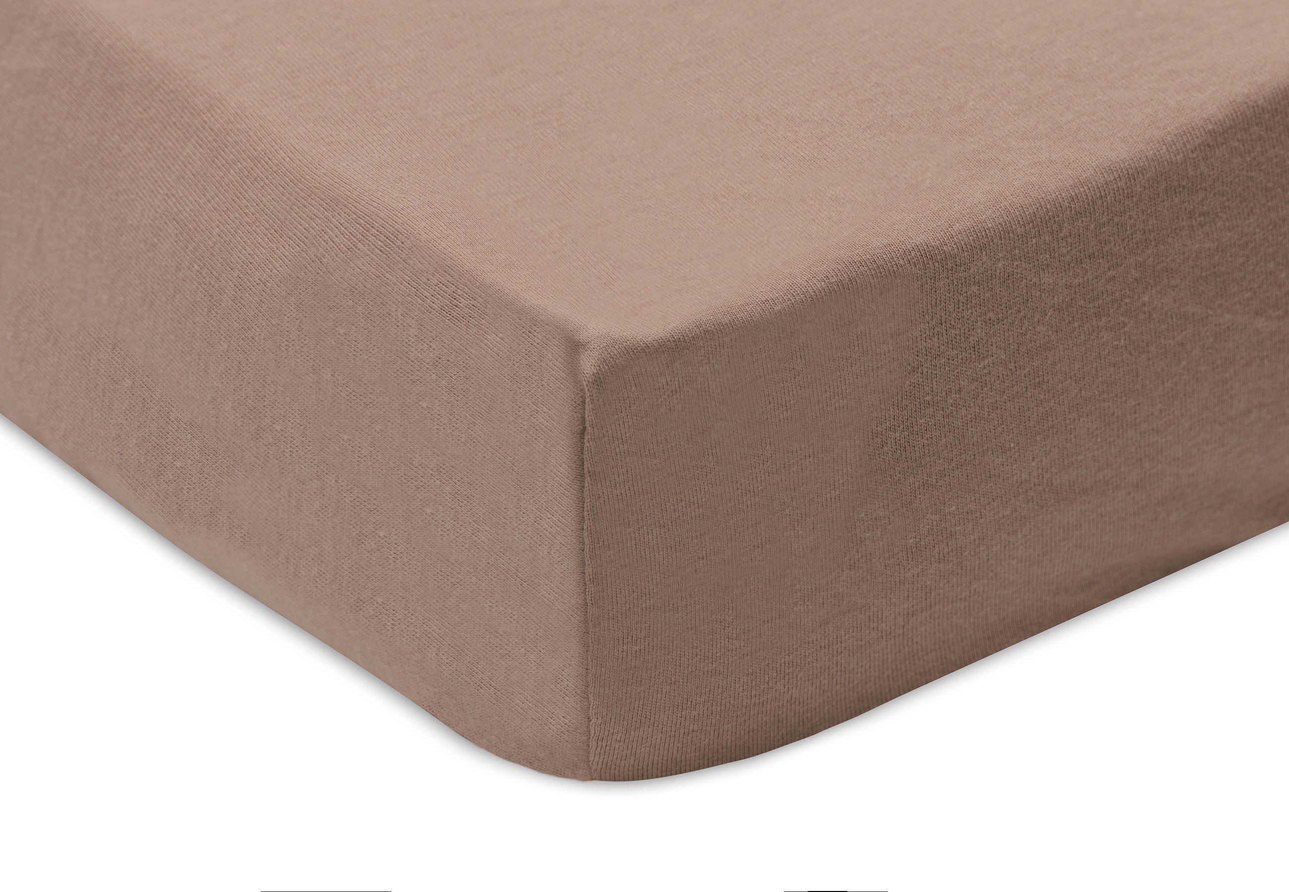 Jollein Hoeslaken Jersey 40/50x80/90cm | Milky Coffee