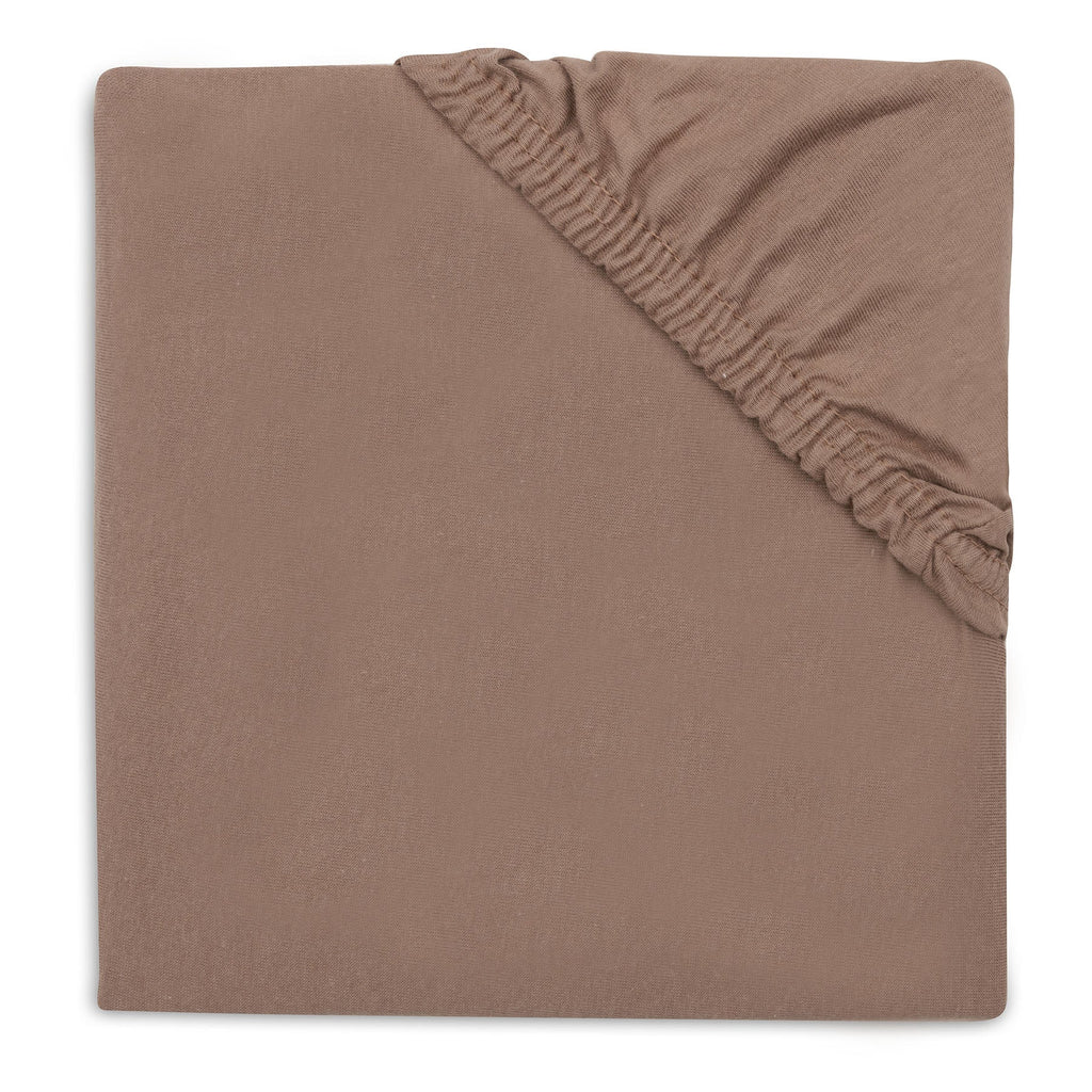 Jollein Hoeslaken Jersey 40/50x80/90cm | Milky Coffee