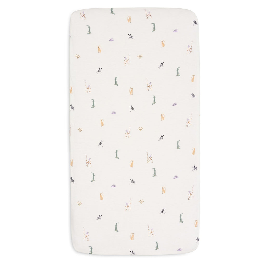 Jollein Hoeslaken Jersey 60x120cm Jungle Jambo