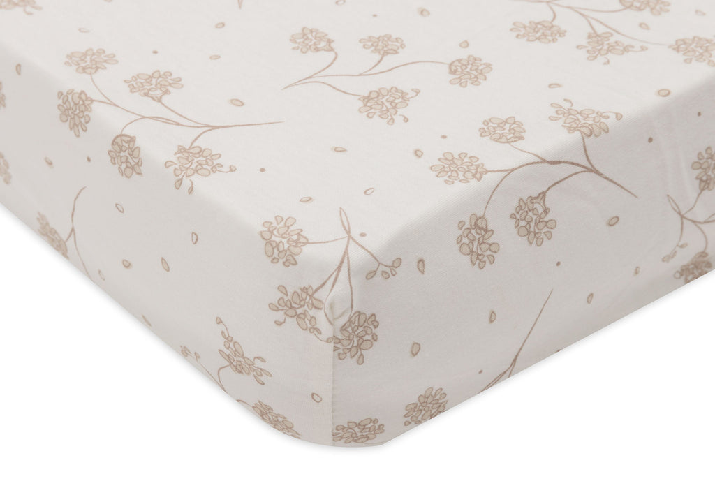 Jollein Hoeslaken Jersey 60x120cm | Leafy Dreams
