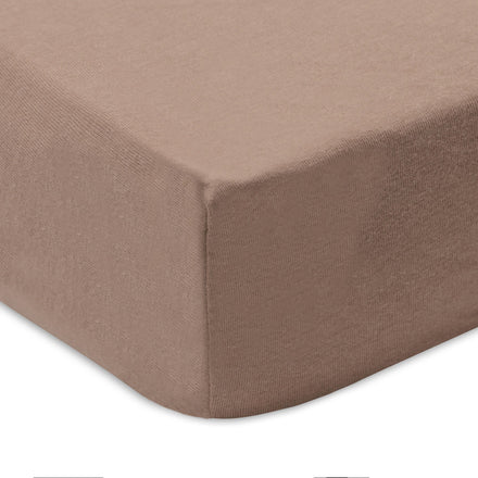 Jollein Hoeslaken Jersey 60x120cm | Milky Coffee