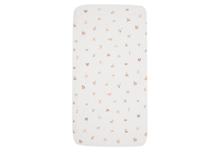 Jollein Hoeslaken Jersey 60x120cm | Animal Friends