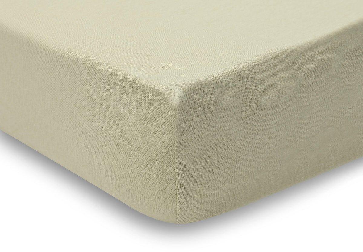 Jollein Hoeslaken Jersey 70/75x140/150cm | Soft Matcha