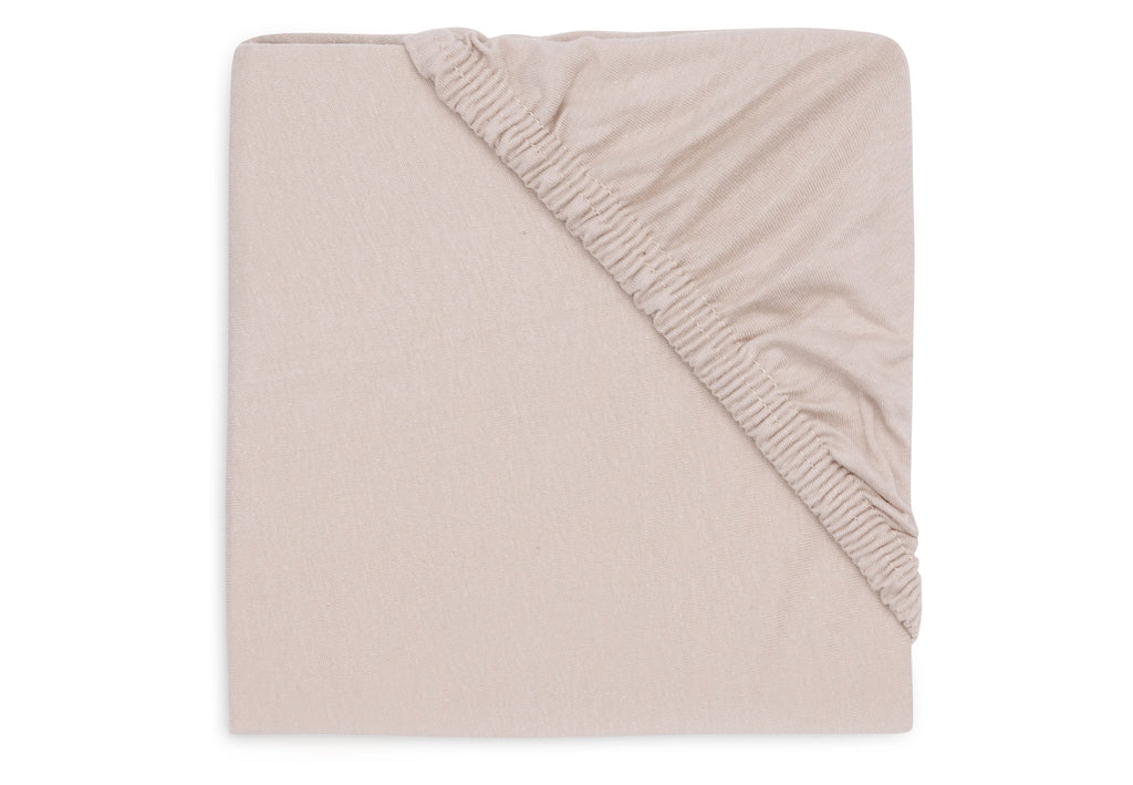 Jollein Hoeslaken Boxmatras Jersey Ø95cm | Nougat