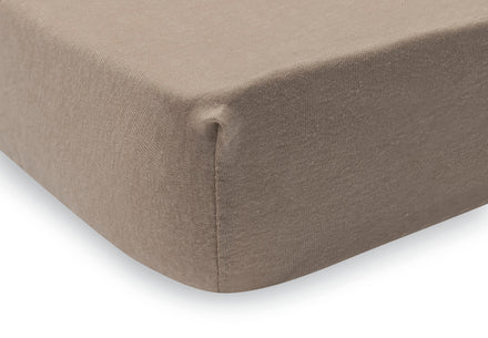 Jollein Hoeslaken Boxmatras Jersey Ø95cm | Milky Coffee