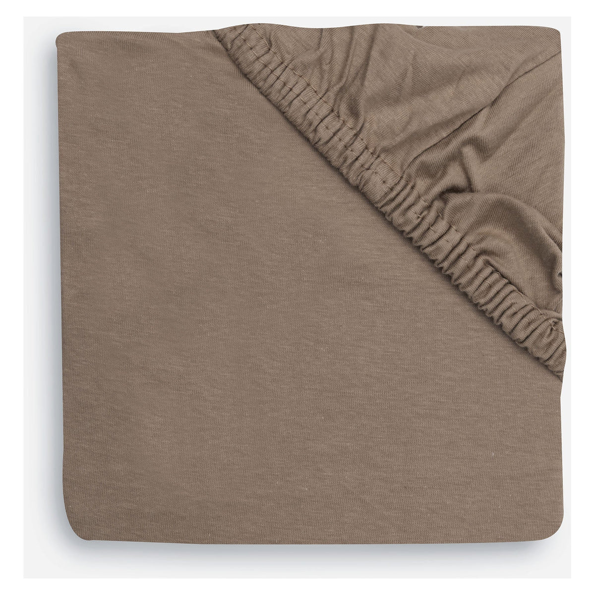 Jollein Hoeslaken Boxmatras Jersey Ø95cm | Milky Coffee