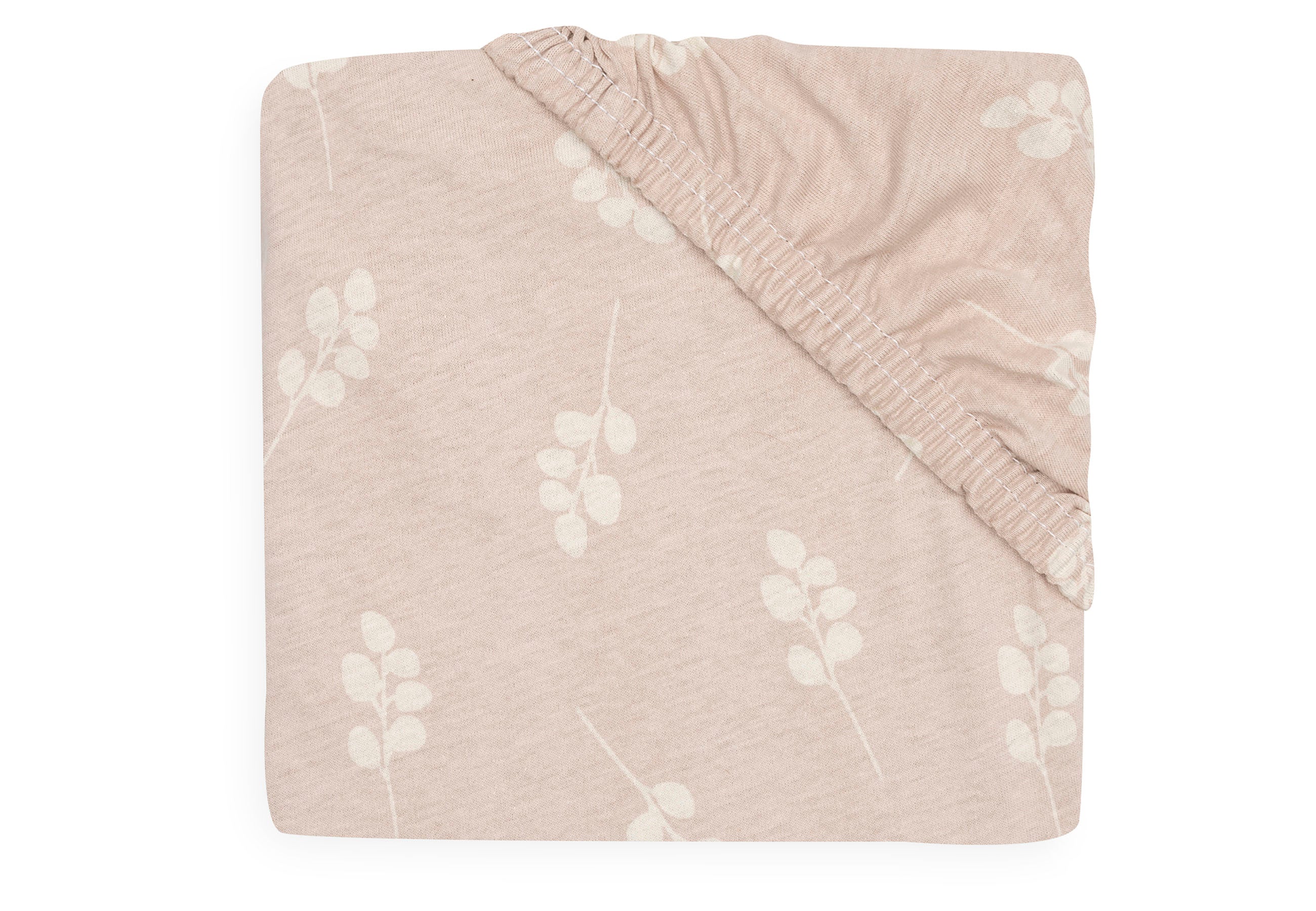 * Jollein Hoeslaken Jersey 70x140cm | Twig Wild Rose*
