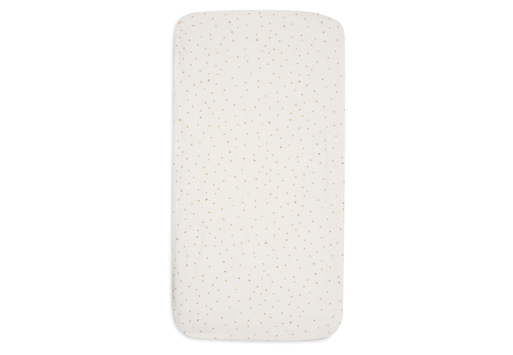 Jollein Hoeslaken Jersey 70/75x140/150cm Kangaroots Dusty Dot