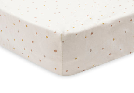 Jollein Hoeslaken Jersey 70/75x140/150cm Kangaroots Dusty Dot