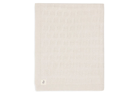 Jollein Wiegdeken 75x100cm | Grain Knit Oatmeal