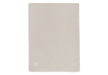 Jollein Deken Wieg 75x100cm Basic Knit | Oatmeal