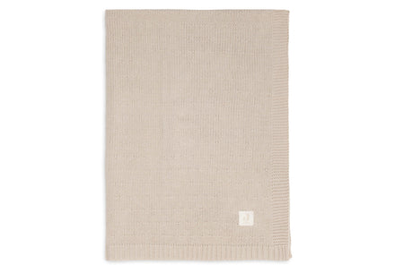 Jollein Deken Wieg 75x100cm Sprinkle Knit | Sand