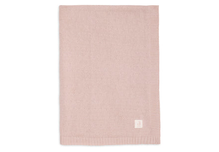 Jollein Deken Wieg 75x100cm Sprinkle Knit | Silk Rose