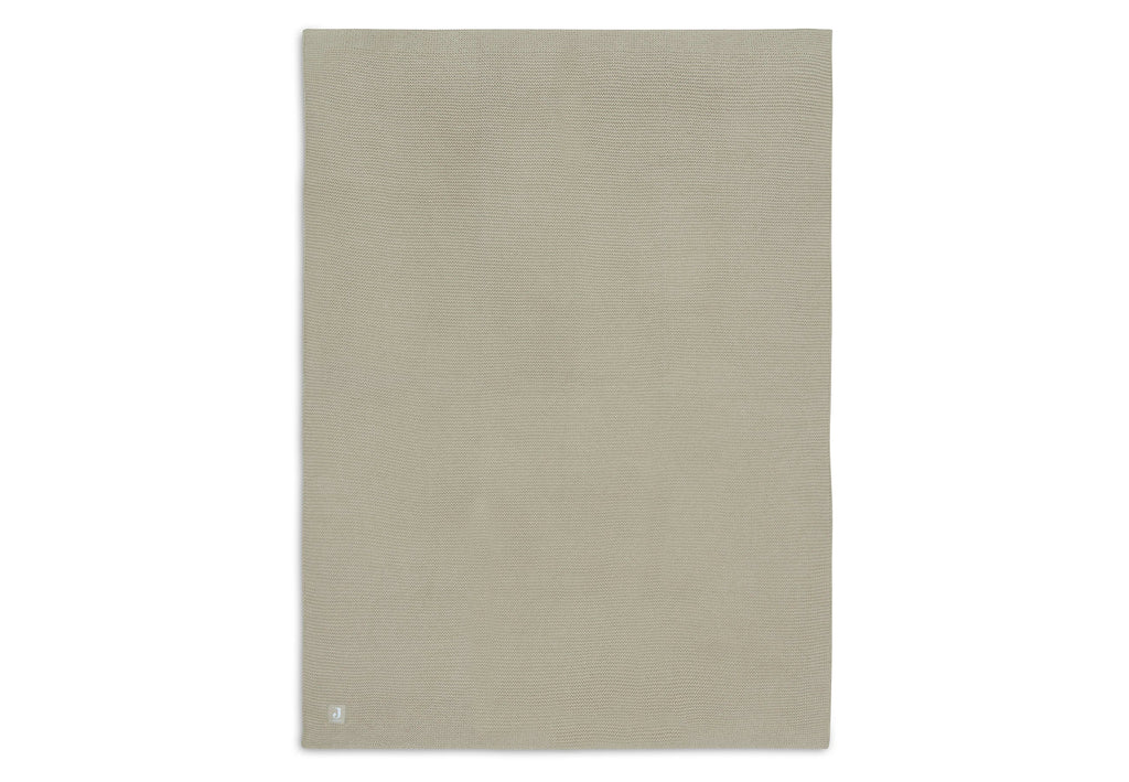 Jollein Ledikant Deken 100x150cm | Basic Knit Olive Green