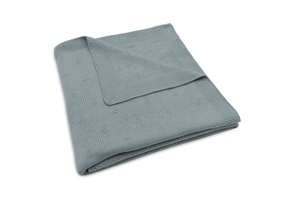 Jollein Ledikantdeken 100x150cm Cosy Knit Sea Green