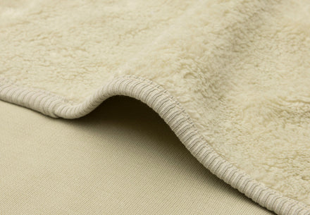 Jollein Deken Ledikant 100x150cm Basic Sherpa/Jersey | Soft Matcha