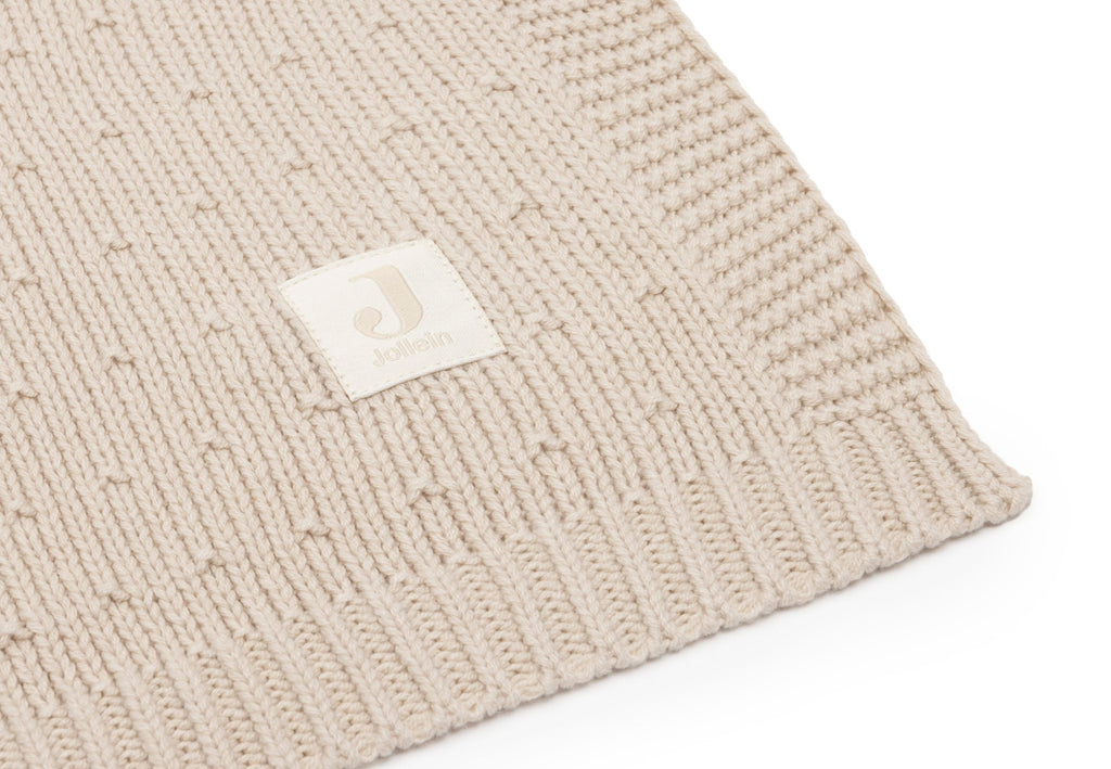 Jollein Deken Ledikant 100x150cm Sprinkle Knit | Sand