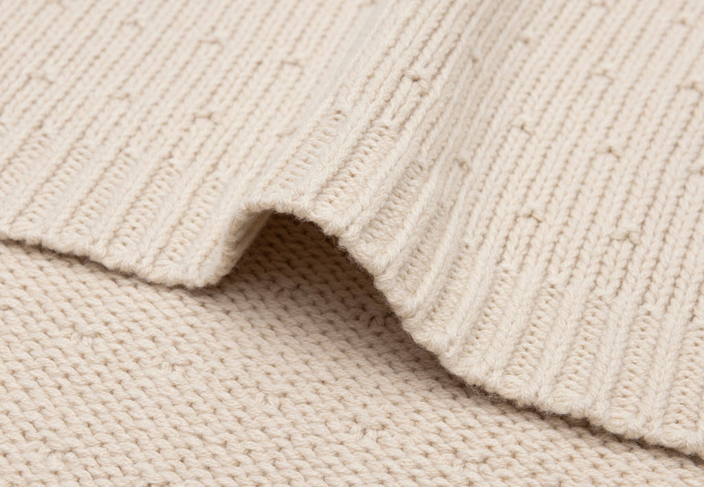 Jollein Deken Ledikant 100x150cm Sprinkle Knit | Sand