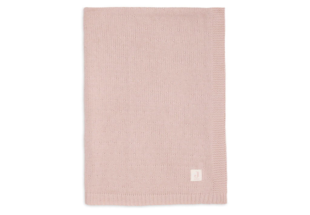 Jollein Deken Ledikant 100x150cm Sprinkle Knit | Silk Rose