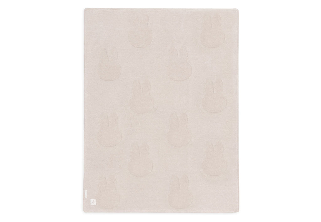 Jollein Deken Wieg 75x100cm Miffy TOG 1.5 | Nougat/Coral Fleece
