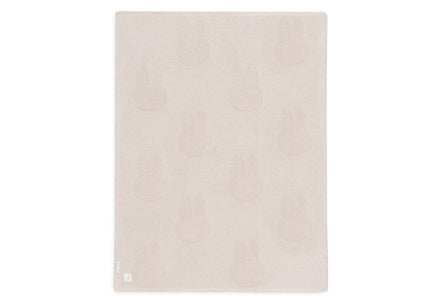 Jollein Deken Wieg 75x100cm Miffy TOG 1.5 | Nougat/Coral Fleece
