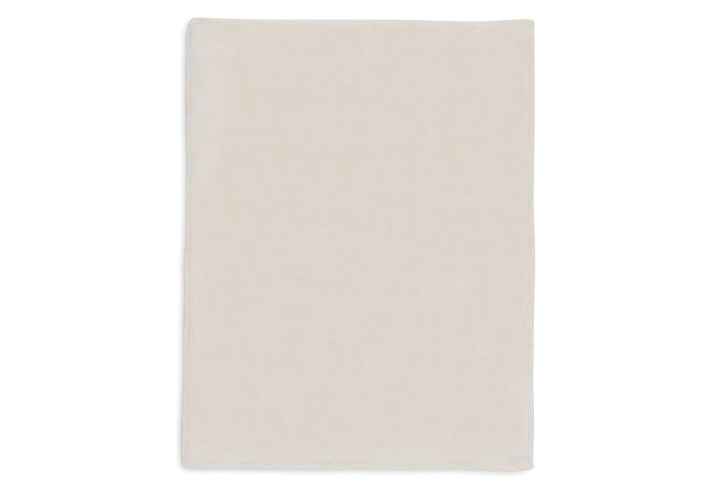 Jollein Deken Wieg 75x100cm Basic Knit | Oatmeal/Velvet