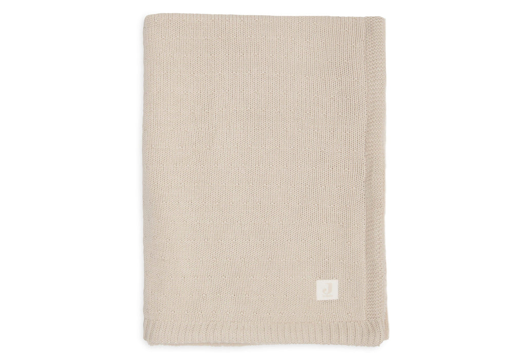 Jollein Deken Wieg 75x100cm Sprinkle Knit | Sand/Fluffy
