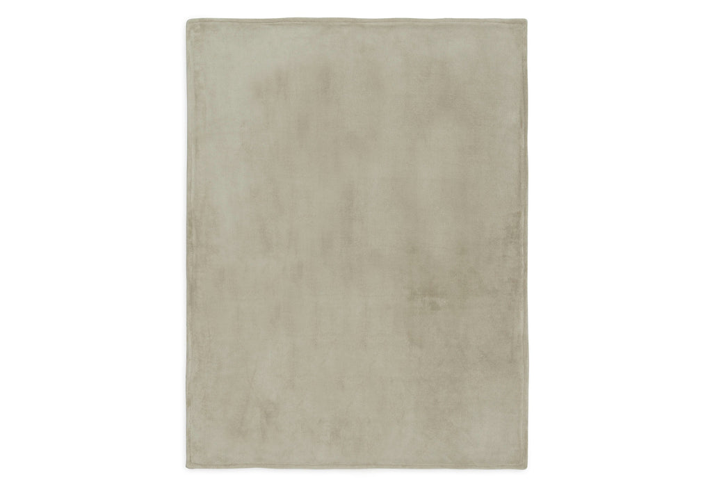 Jollein Ledikant Deken Fleece 100x150cm | Basic Knit Olive Green