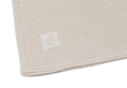 Jollein Deken Ledikant 100x150cm Basic Knit | Oatmeal/Velvet