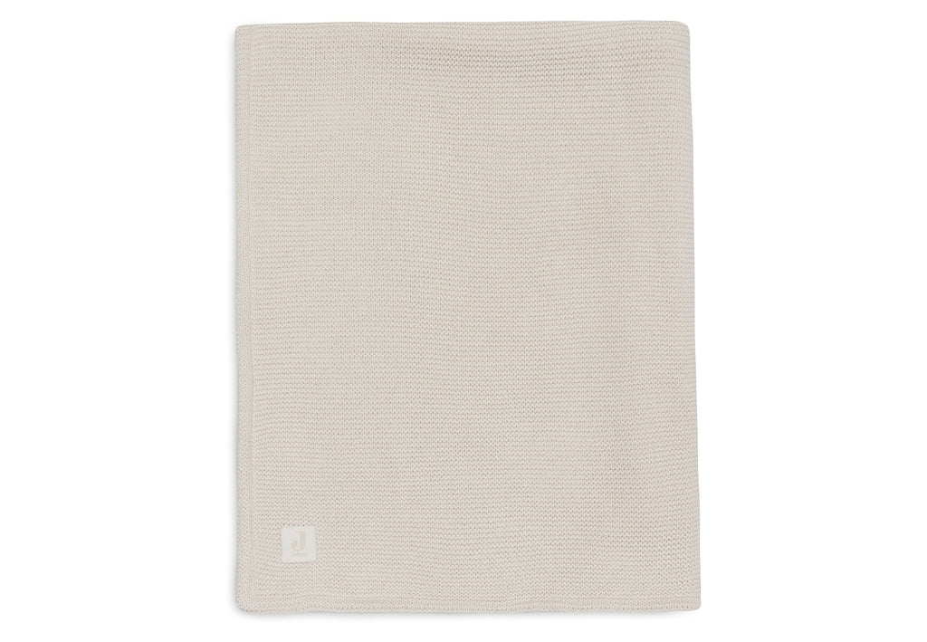 Jollein Deken Ledikant 100x150cm Basic Knit | Oatmeal/Velvet