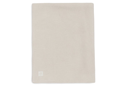 Jollein Deken Ledikant 100x150cm Basic Knit | Oatmeal/Velvet