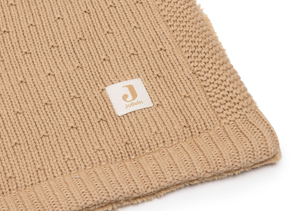 Jollein Deken Ledikant 100x150cm Sprinkle Knit | Hazel/Fluffy