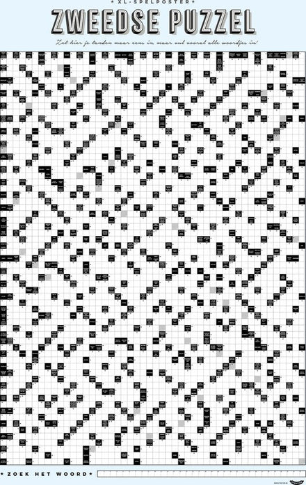 Stratier XL-spelposter | Zweedse Puzzel