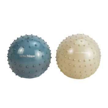 Find That Hippo Sensorische Ballen Set 2 | Metallic Blauw / Kaki