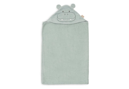 Jollein Badcape Badstof 70x130cm Hippo | Happy