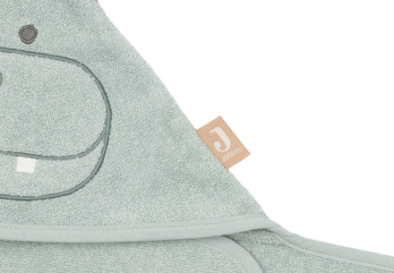 Jollein Badcape Badstof 70x130cm Hippo | Happy