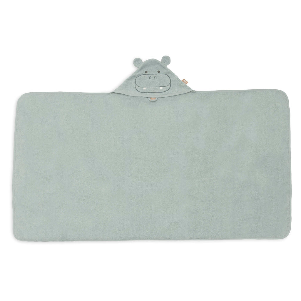 Jollein Badcape Badstof 70x130cm Hippo | Happy
