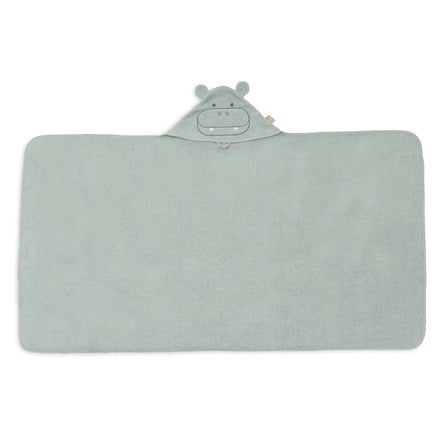 Jollein Badcape Badstof 70x130cm Hippo | Happy